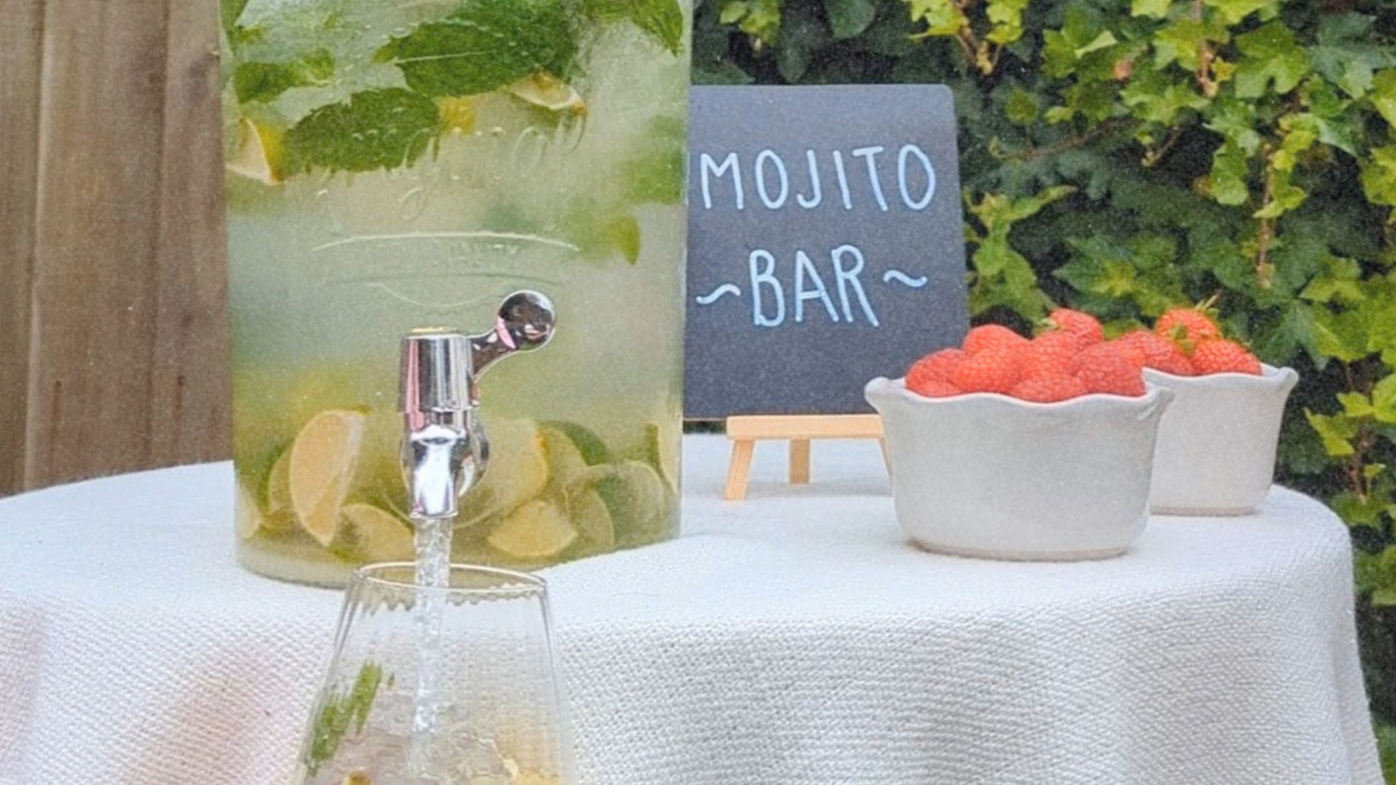 Mojito drink dispenser recipe