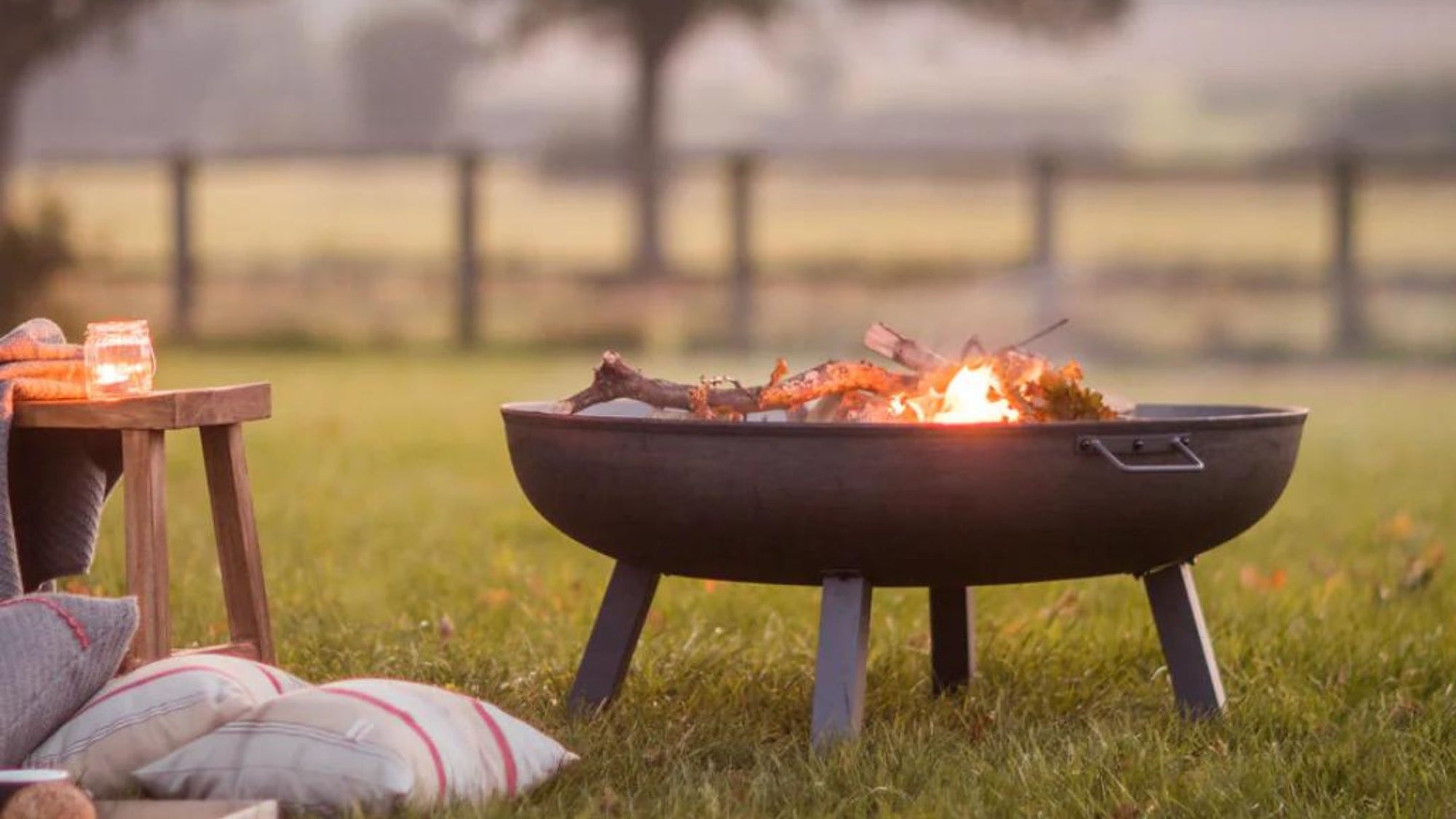 Outdoor fire pit - late summer essentials