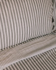 Grey Striped Bedding.