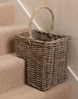 Wicker Stair Basket.