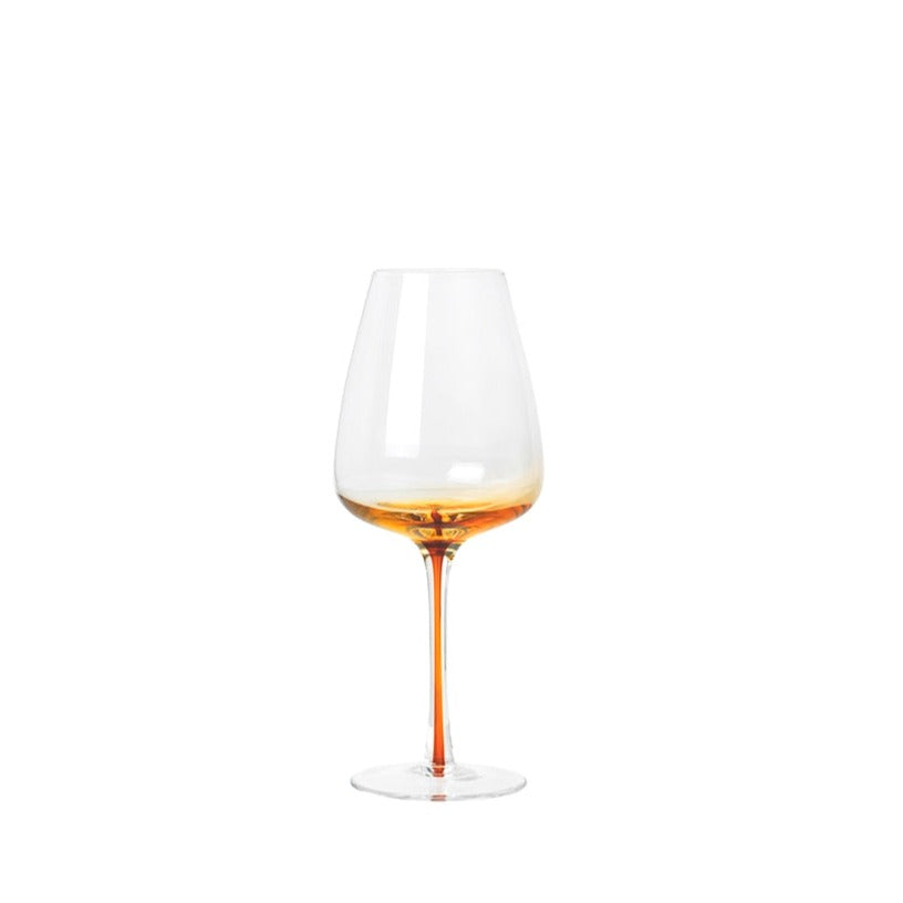 Amber white wine glass.