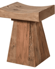 Small wooden stool.