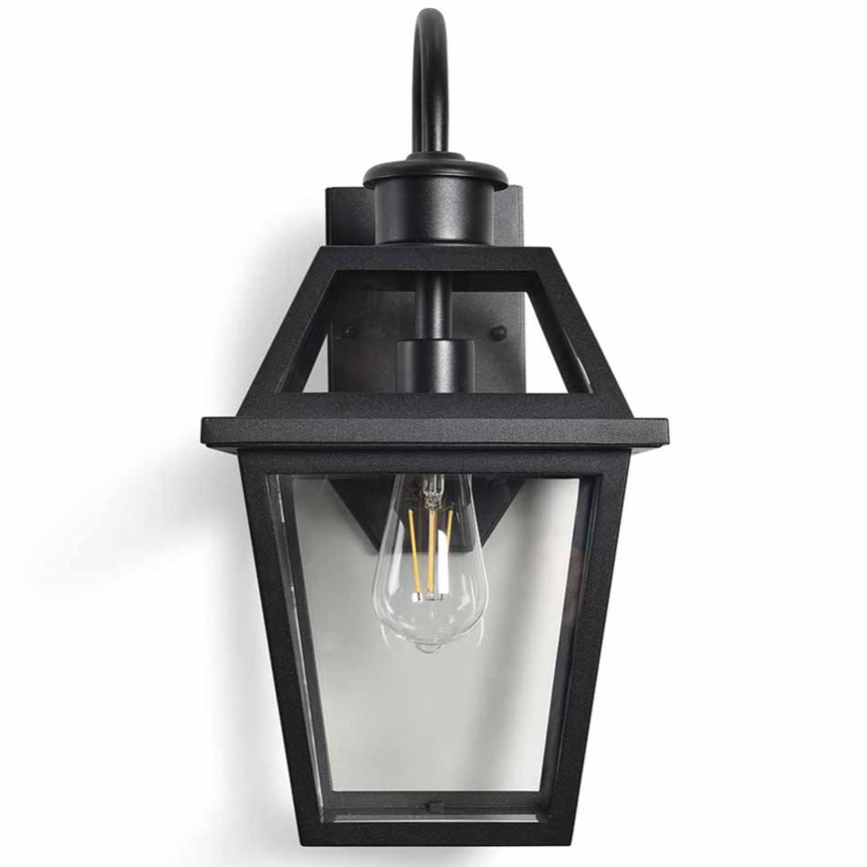 Black outdoor wall lights