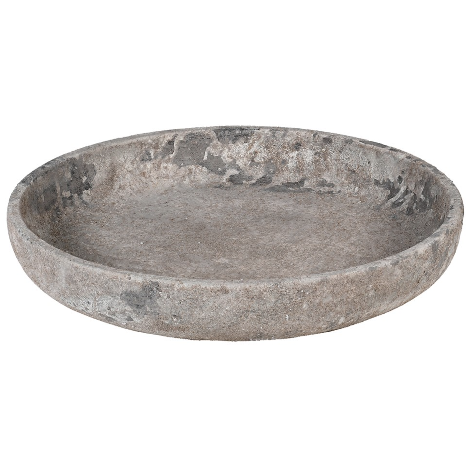 Distressed stone effect decorative bowl.