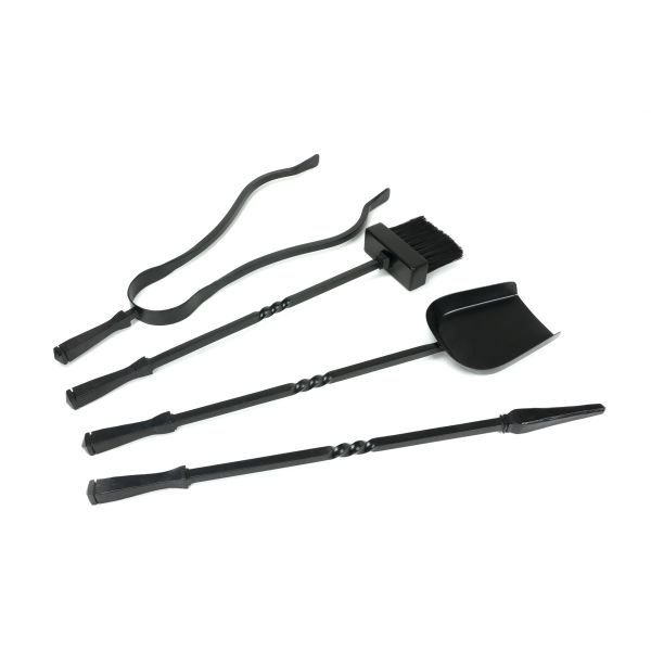 4 fireside companion set tools.