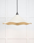 From The Anvil Flora Smooth Brass Pendant Light - Teasel