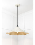 From The Anvil Flora Smooth Brass Pendant Light - Teasel