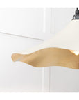 From The Anvil Flora Smooth Brass Pendant Light - Teasel