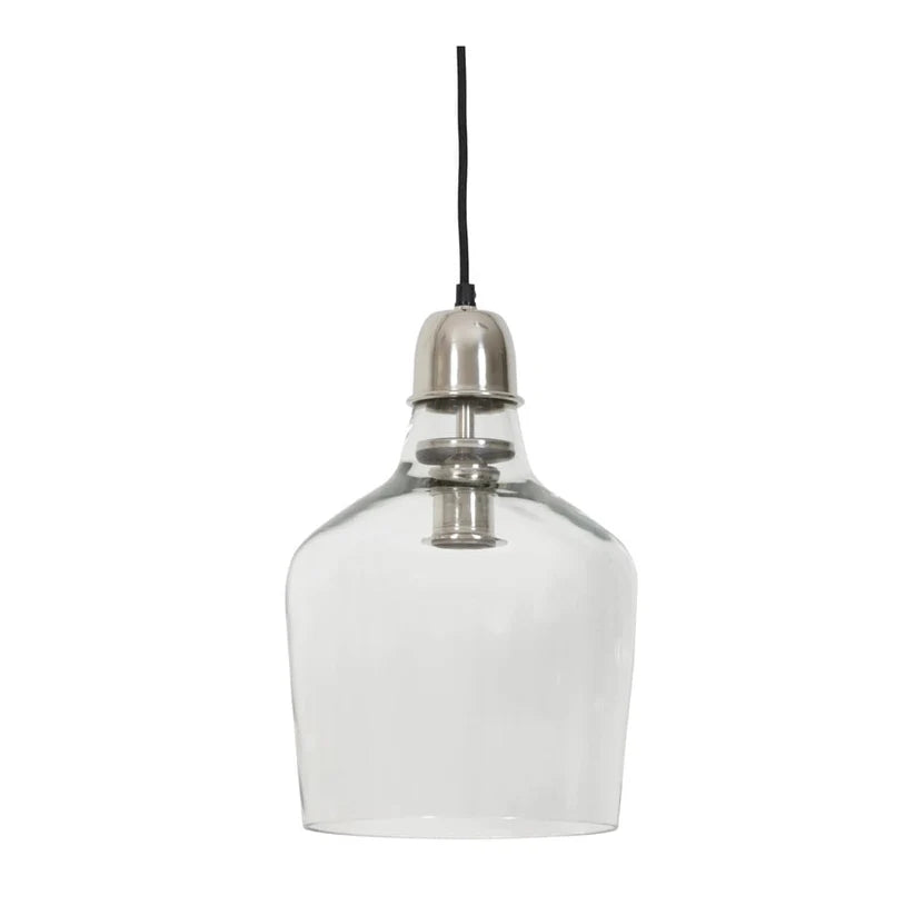 Sage hanging glass pendant light.