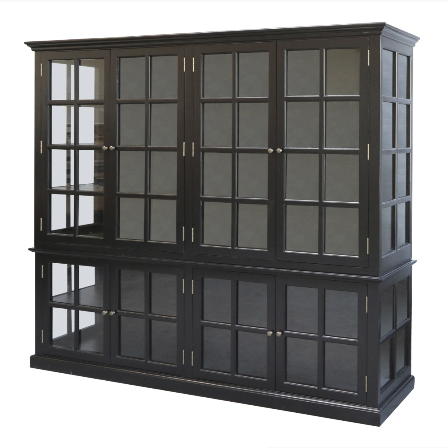 Large black armoire.