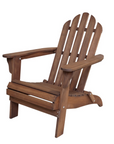 outdoor wooden armchair.