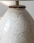 Rustic stoneware Lamp with Shade