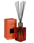 Orange sienna Sences reed diffuser with presentation box.