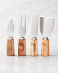 4 piece cheese knife set.