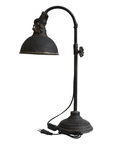 Vintage black desk lamp.