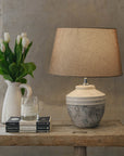 Wilma Stone Lamp & Shade